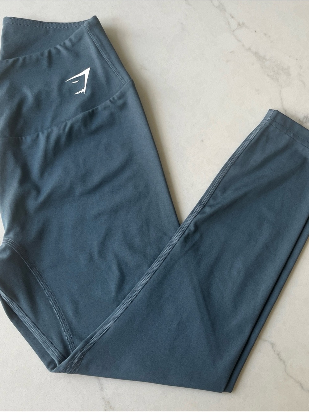 Gymshark Mid-Waist Training Leggings - Blue